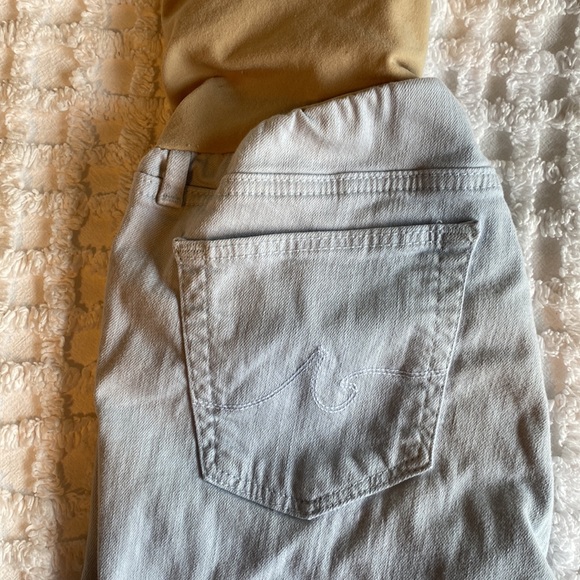 AG Adriano Goldschmied Baby Blue Maternity Jeans sz 27 - Picture 2 of 6